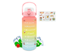 HidraDaily 2L – Termo Multicolor con Guía de Consumo y Frases Inspiradoras - ONDASHOPMX