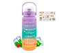 HidraDaily 2L – Termo Multicolor con Guía de Consumo y Frases Inspiradoras - ONDASHOPMX