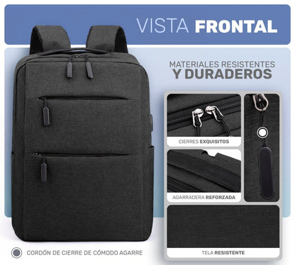 Kit 3 Mochila para Laptop con Bolsa & Estuche - ONDASHOPMX