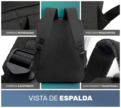 Kit 3 Mochila para Laptop con Bolsa & Estuche - ONDASHOPMX
