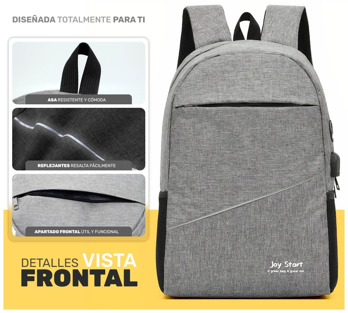 Kit Escolar Mochila Urbana Bolsa Cruzada & Lapicera - ONDASHOPMX