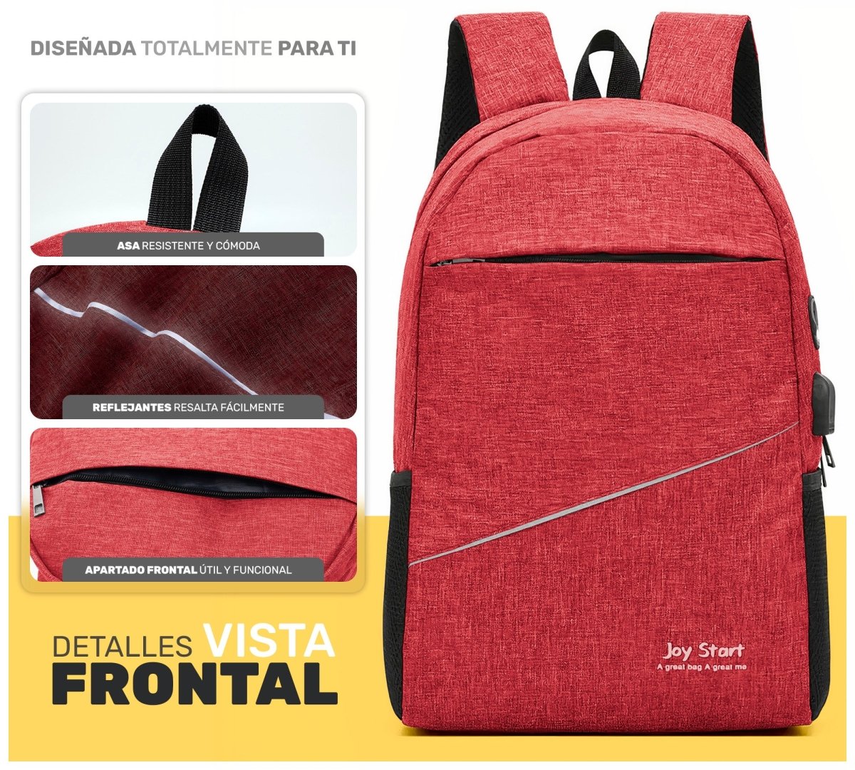 Kit Escolar Mochila Urbana Bolsa Cruzada & Lapicera - ONDASHOPMX