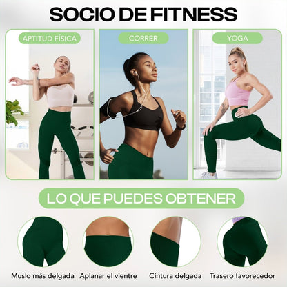 Leggings Fitness Mujer | Realce De Glúteos & Compresión Suave - ONDASHOPMX