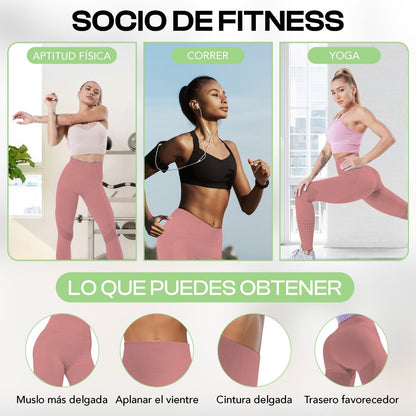 Leggings Fitness Mujer | Realce De Glúteos & Compresión Suave - ONDASHOPMX