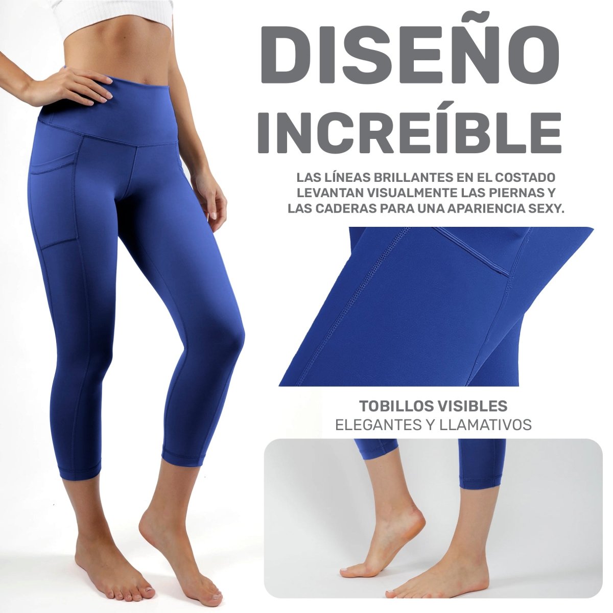 Leggings Yoga Fit Con Bolsillo Funcional & Tejido Respirable - ONDASHOPMX