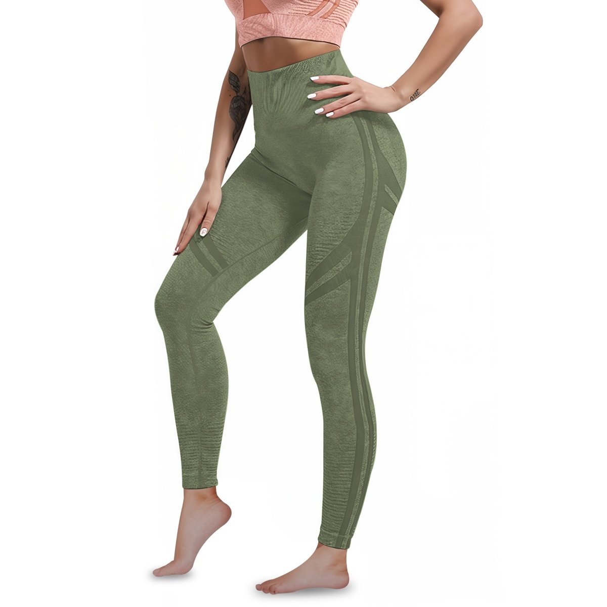 Leggins Deportivos Con Estructura Contorneada & Realce Natural - ONDASHOPMX