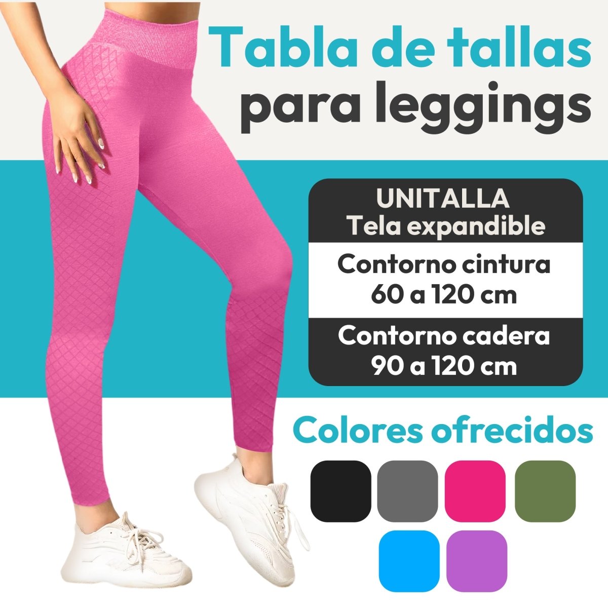 Leggins Premium Sin Costuras & Efecto Push - Up Natural - ONDASHOPMX