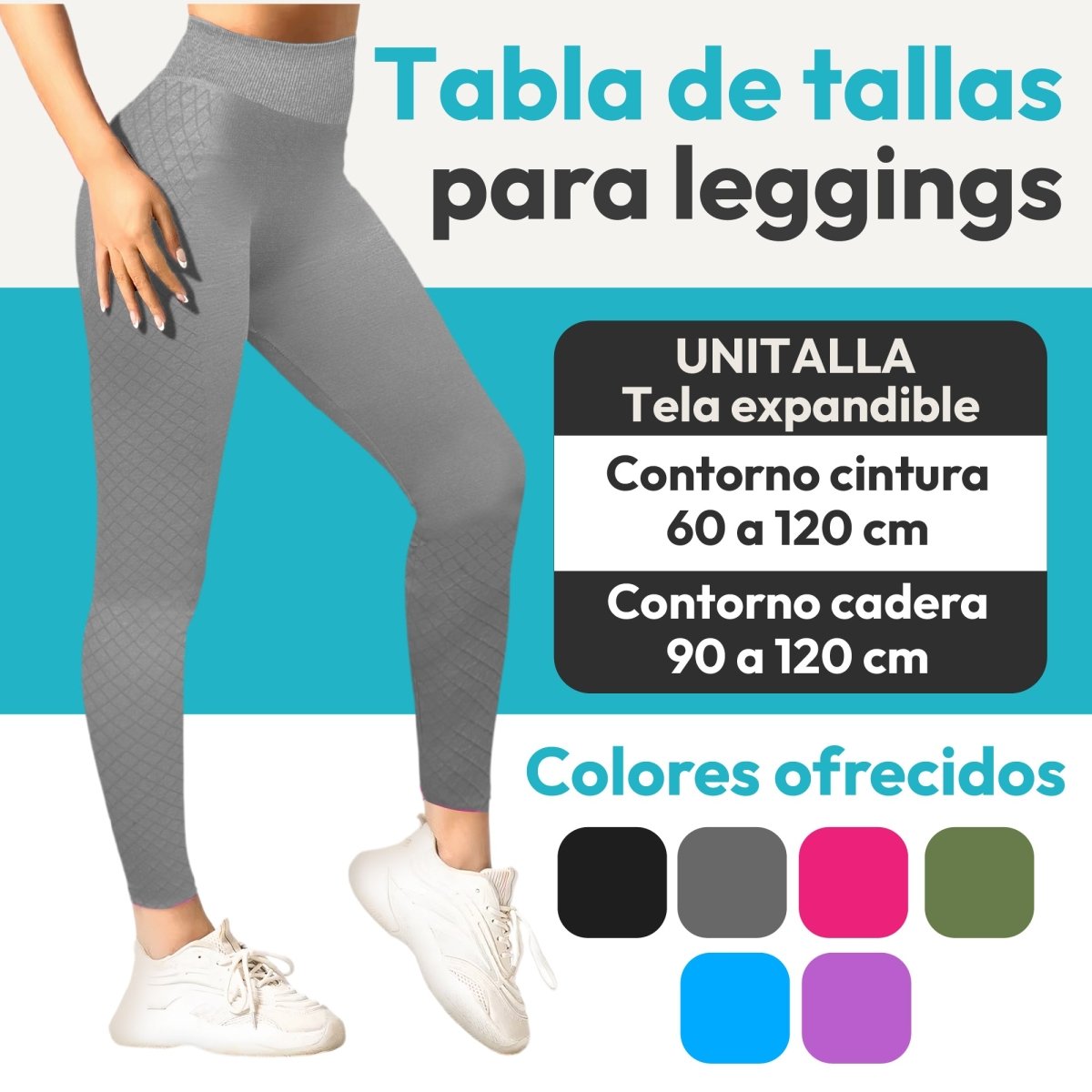 Leggins Premium Sin Costuras & Efecto Push - Up Natural - ONDASHOPMX