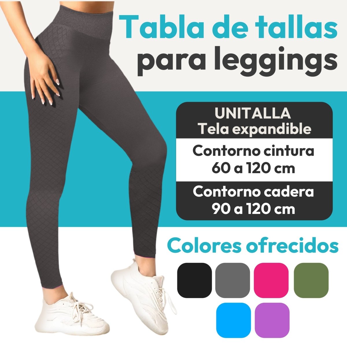 Leggins Premium Sin Costuras & Efecto Push - Up Natural - ONDASHOPMX
