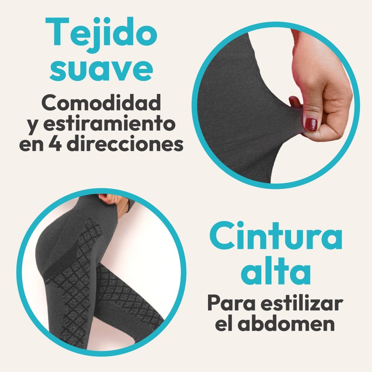 Leggins Premium Sin Costuras & Efecto Push - Up Natural - ONDASHOPMX
