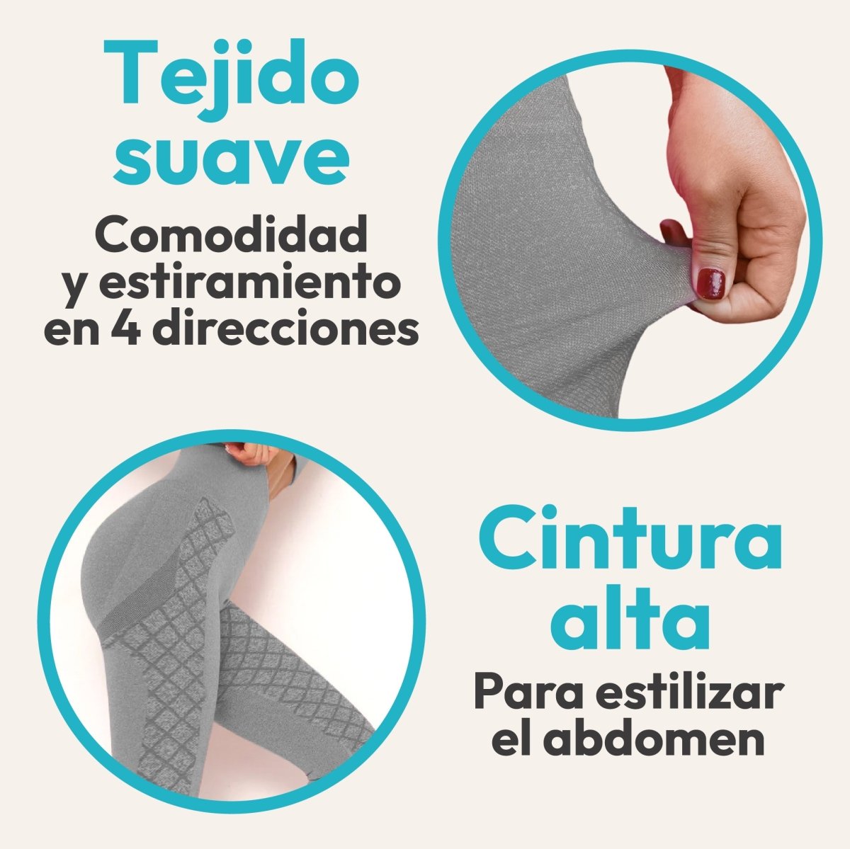 Leggins Premium Sin Costuras & Efecto Push - Up Natural - ONDASHOPMX