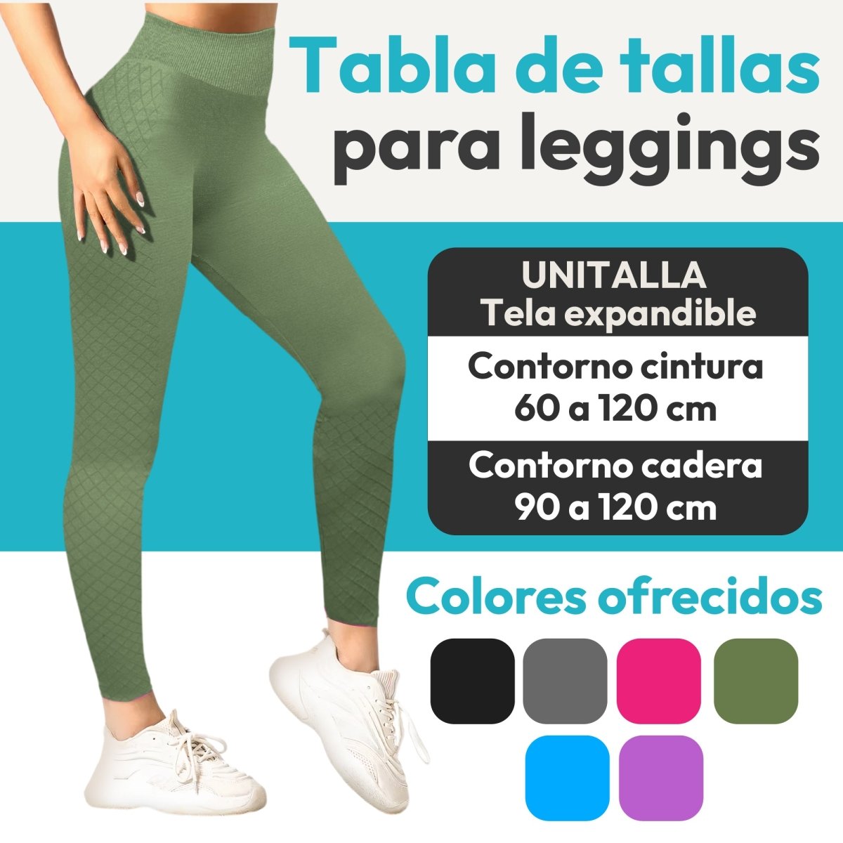 Leggins Premium Sin Costuras & Efecto Push - Up Natural - ONDASHOPMX