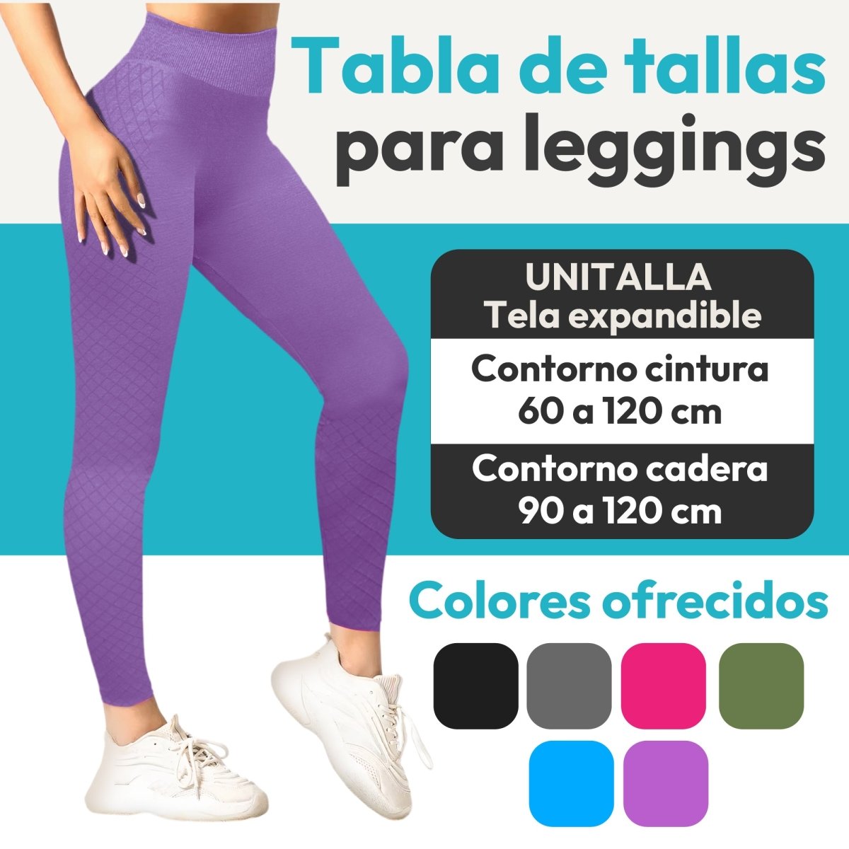 Leggins Premium Sin Costuras & Efecto Push - Up Natural - ONDASHOPMX