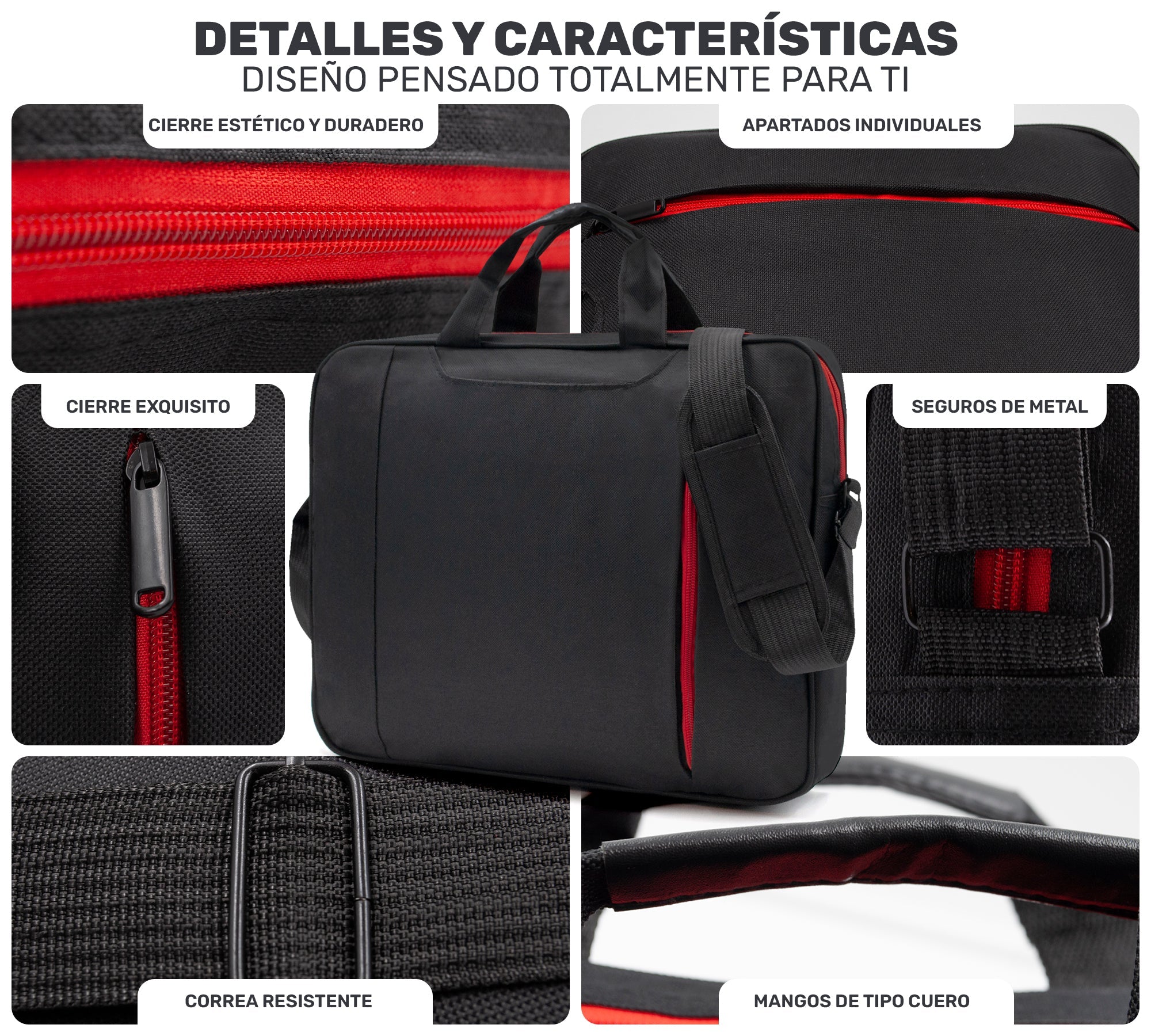 Maletin Portafolio Porta Laptop 15.6 Pulgadas - ONDASHOPMX