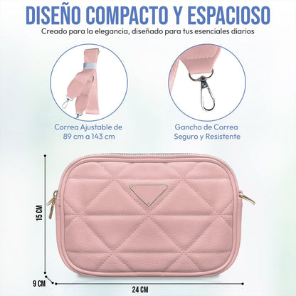 Mini Bolso Moderno Con Correa Ajustable & Diseño Versátil - ONDASHOPMX