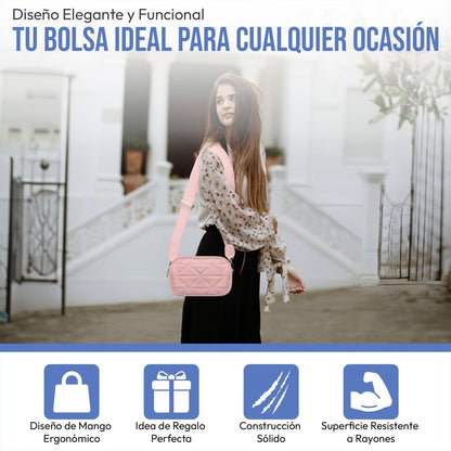 Mini Bolso Moderno Con Correa Ajustable & Diseño Versátil - ONDASHOPMX