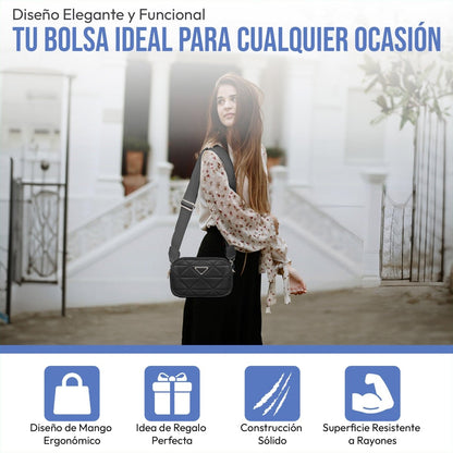 Mini Bolso Moderno Con Correa Ajustable & Diseño Versátil - ONDASHOPMX