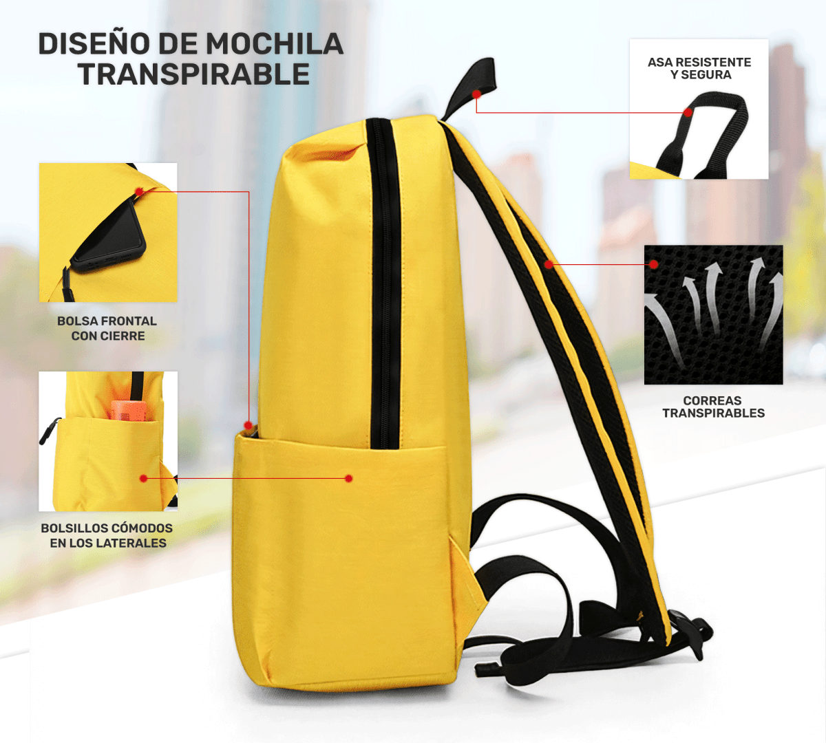 Mochila Backpack Escolar Casual De Negocios - ONDASHOPMX