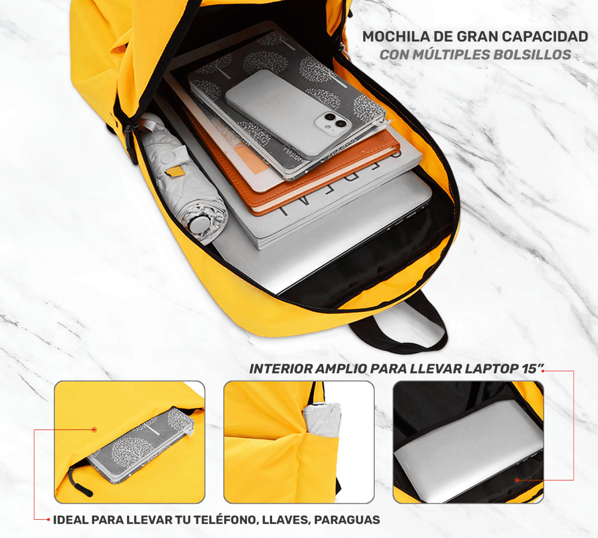 Mochila Backpack Escolar Casual De Negocios - ONDASHOPMX