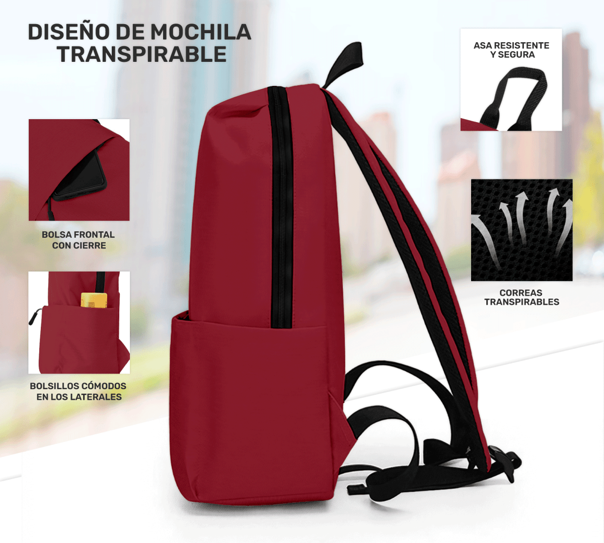 Mochila Backpack Escolar Casual De Negocios - ONDASHOPMX