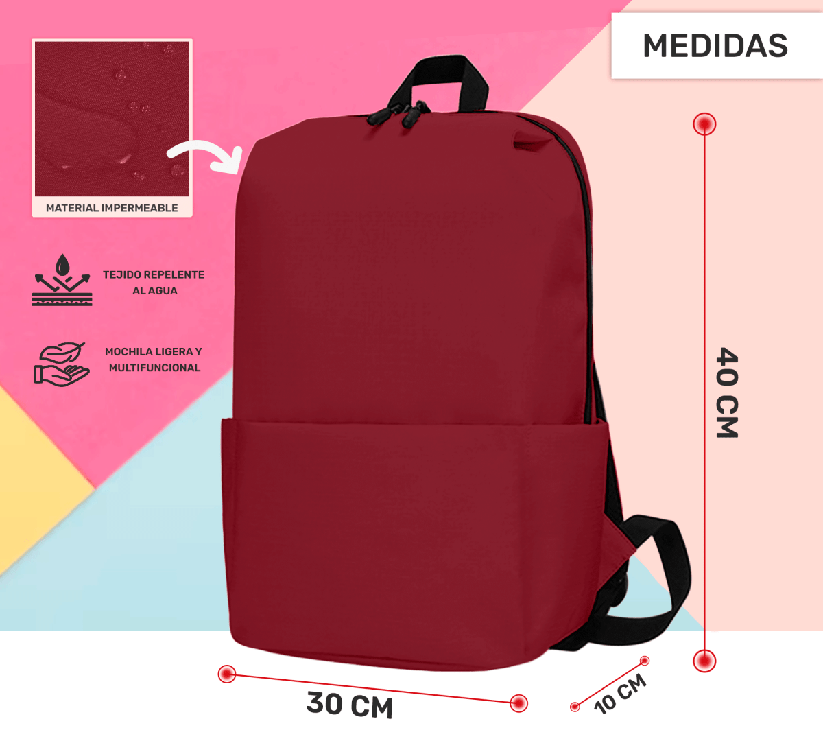 Mochila Backpack Escolar Casual De Negocios - ONDASHOPMX
