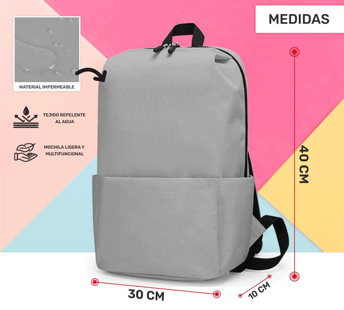 Mochila Backpack Escolar Casual De Negocios - ONDASHOPMX