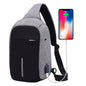 Mochila Cruzada Antirrobo Con Puerto USB - ONDASHOPMX