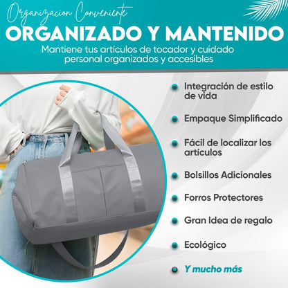 Mochila Deportiva Compartimento Separado Para Zapatos Bolsa De Viaje Para Hombre & Mujer - ONDASHOPMX