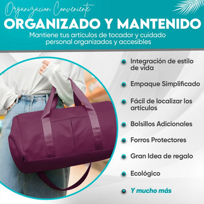 Mochila Deportiva Compartimento Separado Para Zapatos Bolsa De Viaje Para Hombre & Mujer - ONDASHOPMX