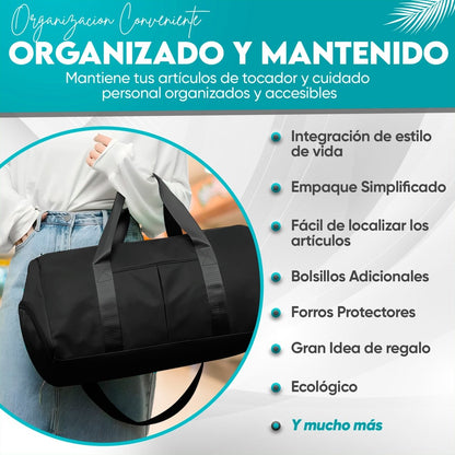 Mochila Deportiva Compartimento Separado Para Zapatos Bolsa De Viaje Para Hombre & Mujer - ONDASHOPMX