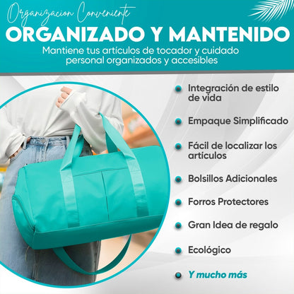 Mochila Deportiva Compartimento Separado Para Zapatos Bolsa De Viaje Para Hombre & Mujer - ONDASHOPMX