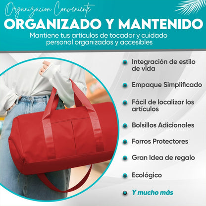 Mochila Deportiva Compartimento Separado Para Zapatos Bolsa De Viaje Para Hombre & Mujer - ONDASHOPMX
