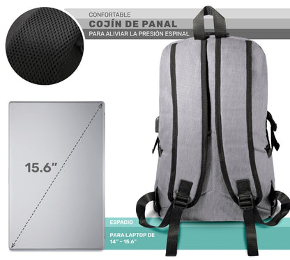 Mochila Ejecutiva Antirrobo para Laptop – Moderna, Resistente & Espaciosa - ONDASHOPMX