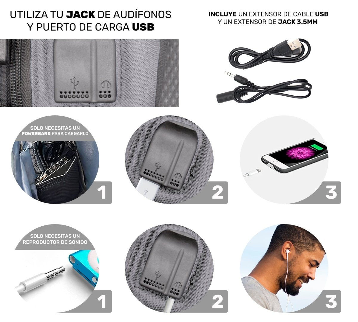 Mochila Ejecutiva Antirrobo para Laptop – Moderna, Resistente & Espaciosa - ONDASHOPMX