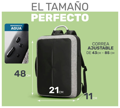Mochila Ejecutiva Para Laptop Antirrobo - ONDASHOPMX