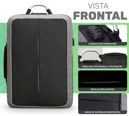 Mochila Ejecutiva Para Laptop Antirrobo - ONDASHOPMX