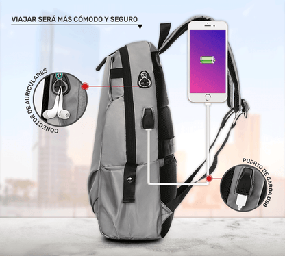 Mochila Escolar Oxford Superligera E Impermeable - ONDASHOPMX