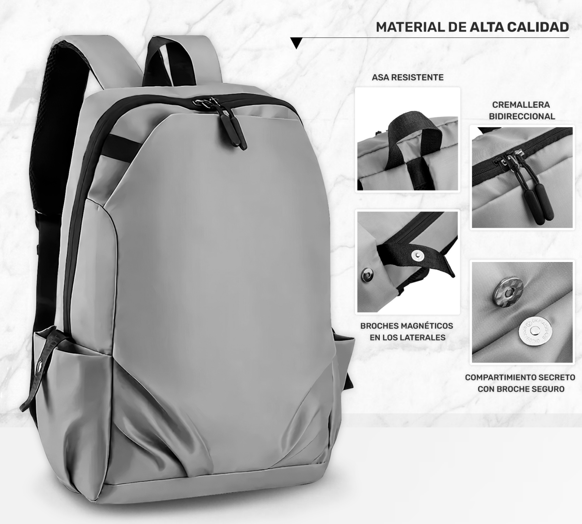 Mochila Escolar Oxford Superligera E Impermeable - ONDASHOPMX
