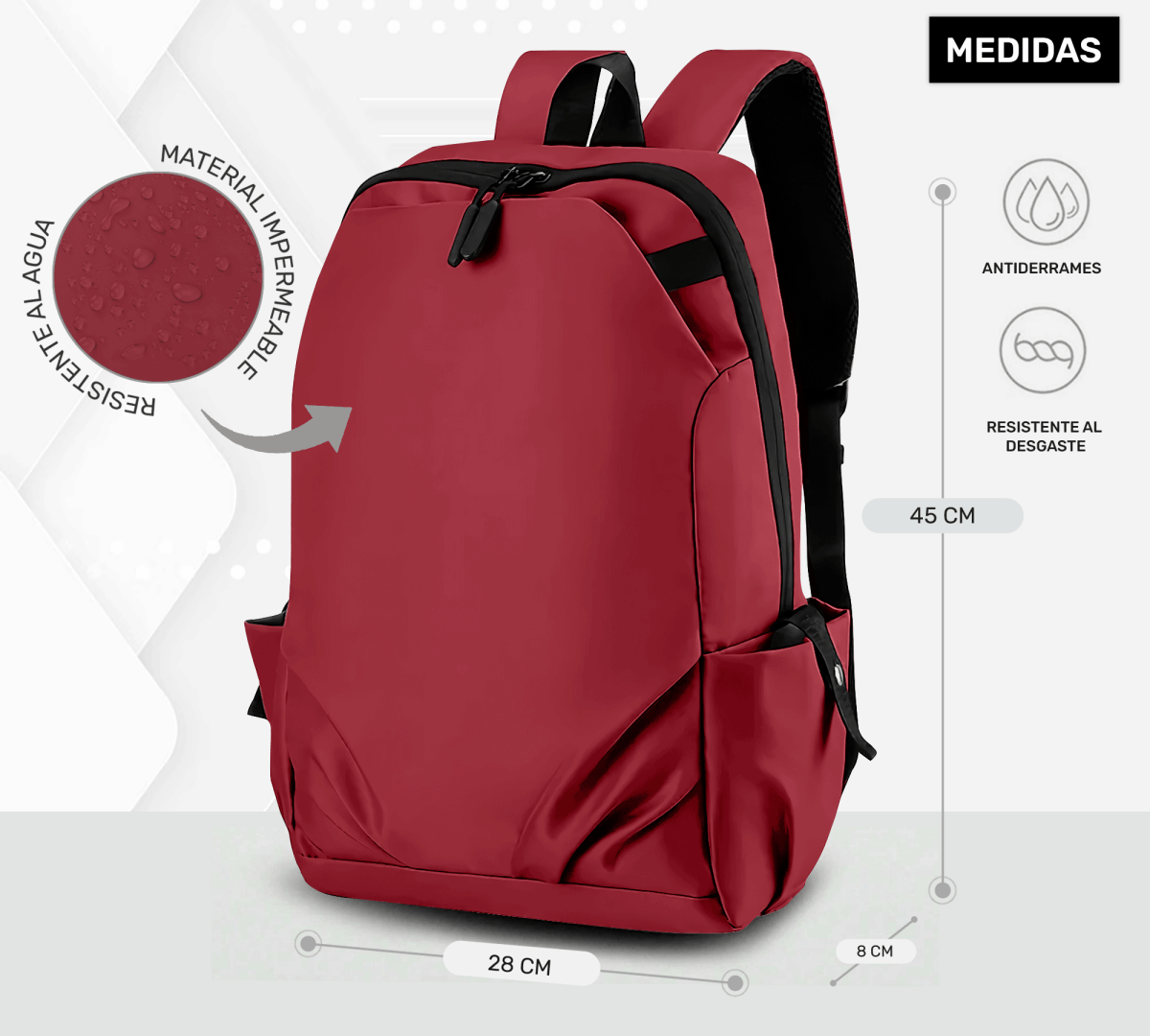 Mochila Escolar Oxford Superligera E Impermeable - ONDASHOPMX