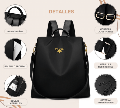 Mochilas Antirrobo De Moda Mochila Bolso De Casual Hombro Gran Capacidad Mochila De Viaje - ONDASHOPMX