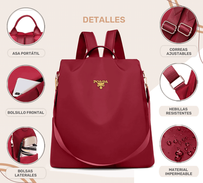 Mochilas Antirrobo De Moda Mochila Bolso De Casual Hombro Gran Capacidad Mochila De Viaje - ONDASHOPMX