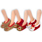 Pack 3 Pantuflas Navideñas - ONDASHOPMX