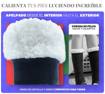 Pack De 3 Calcetines Navideños Acolchonados Con Felpa - ONDASHOPMX