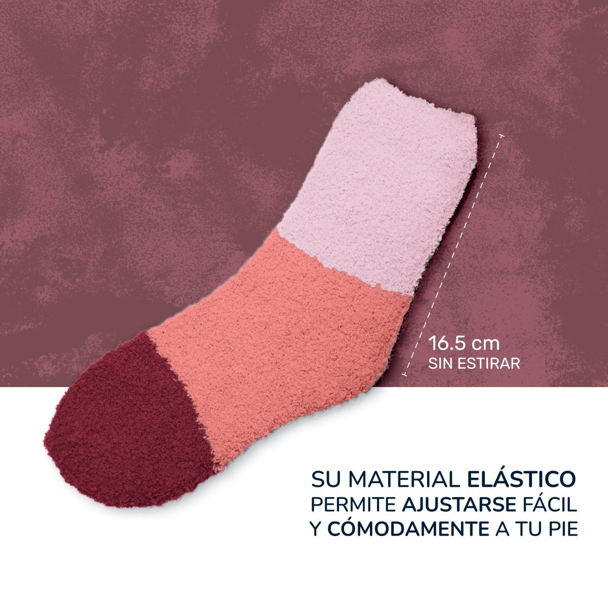 Pack De 6 Calcetines Unitalla Con Felpa Interior y Exterior - ONDASHOPMX