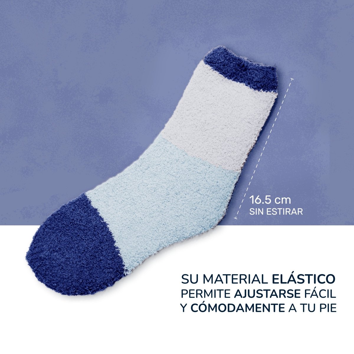 Pack De 6 Calcetines Unitalla Con Felpa Interior y Exterior - ONDASHOPMX
