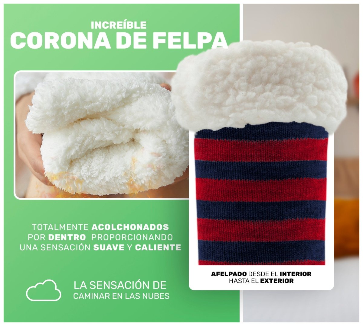 Set De 3 Calcetines Suaves & Térmicos Para Dormir - ONDASHOPMX