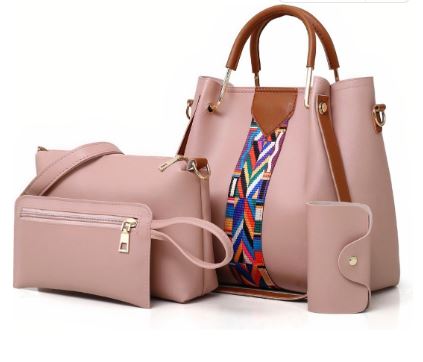 Set De Bolsa Multifuncional Con Tarjetero, Cosmetiquera & Correas Intercambiables - ONDASHOPMX