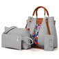 Set De Bolsa Multifuncional Con Tarjetero, Cosmetiquera & Correas Intercambiables - ONDASHOPMX