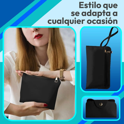 Set De Bolsa Multifuncional Con Tarjetero, Cosmetiquera & Correas Intercambiables - ONDASHOPMX