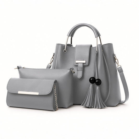 Set De Bolsas Elegantes 3 En 1 & Estilo Moderno & Versátil - ONDASHOPMX